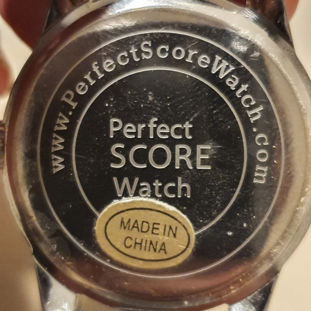 10/$20 Perfect Score Watch V5 Silver/White Silicone Unisex Watch